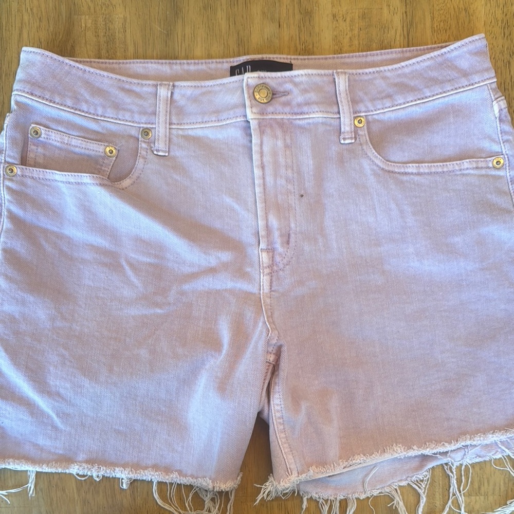 GAP Light Purple Denim Shorts size 8/29 5” short